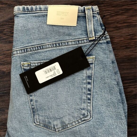 EDWIN ANTHROPOLOGIE Women’s Bound Marli Ankle Jeans in the Size 27 in Trip Blue - Picture 6 of 9